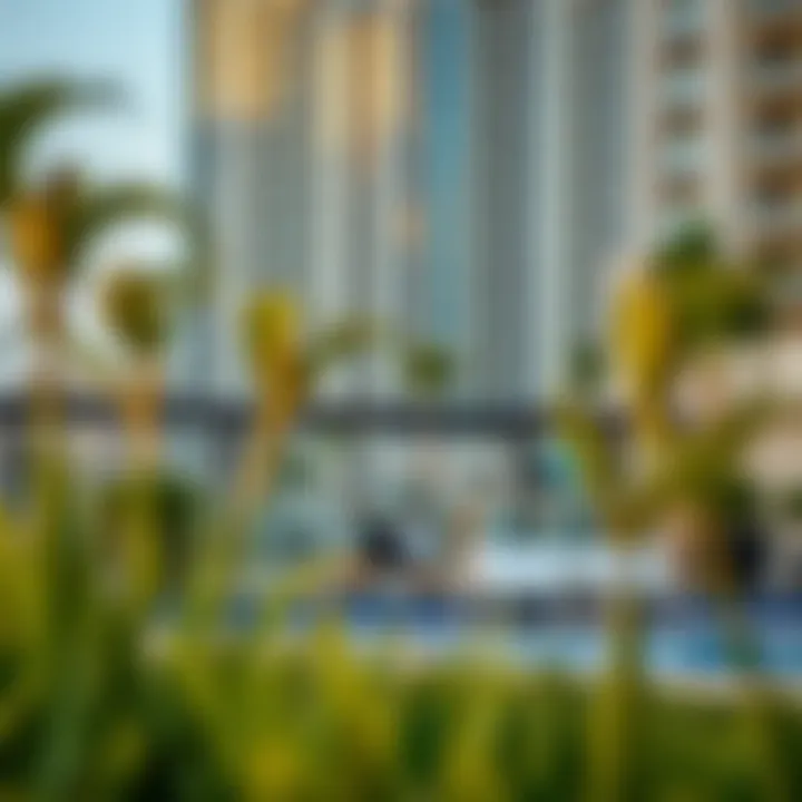 Community Amenities at Al Reem Plaza Tower Residents enjoying community amenities at Al Reem Plaza Tower