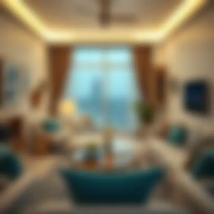 Cozy Communal Area in Partitioned Living Cozy communal area in a partitioned living setup