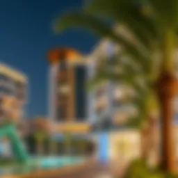 A stunning view of Al Wasl showcasing modern architecture