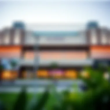 Stunning facade of Al Yahar Mall showcasing modern architecture