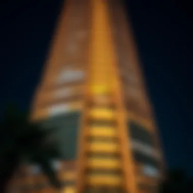 Architectural details of Al Zarooni Tower