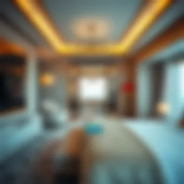 Interior Suite Design of Atlantis the Royal Luxurious interior design of a suite in Atlantis the Royal