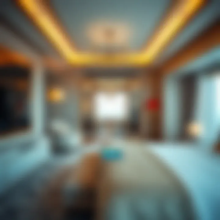 Interior Suite Design of Atlantis the Royal Luxurious interior design of a suite in Atlantis the Royal