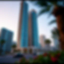 Stunning exterior view of Avanti Tower showcasing modern architecture