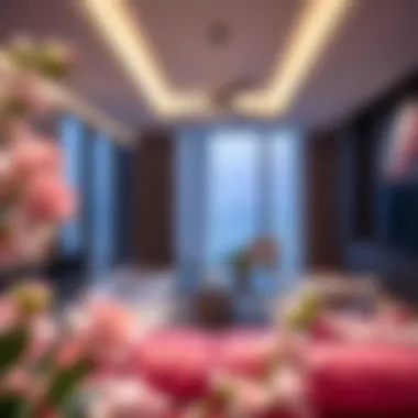 Interior view of a stylish apartment in Avanti Tower