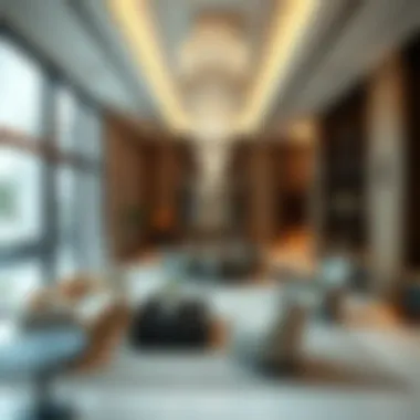 Luxurious residential interiors in Azizi Montrell