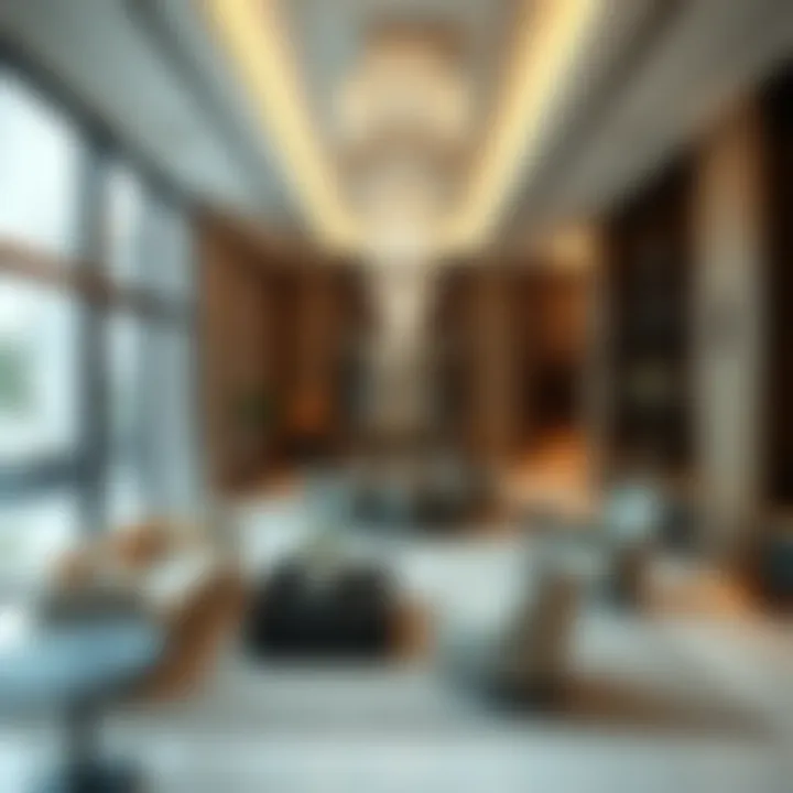 Luxurious residential interiors in Azizi Montrell