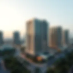 Panoramic view of Bay Square 8 showcasing modern architecture