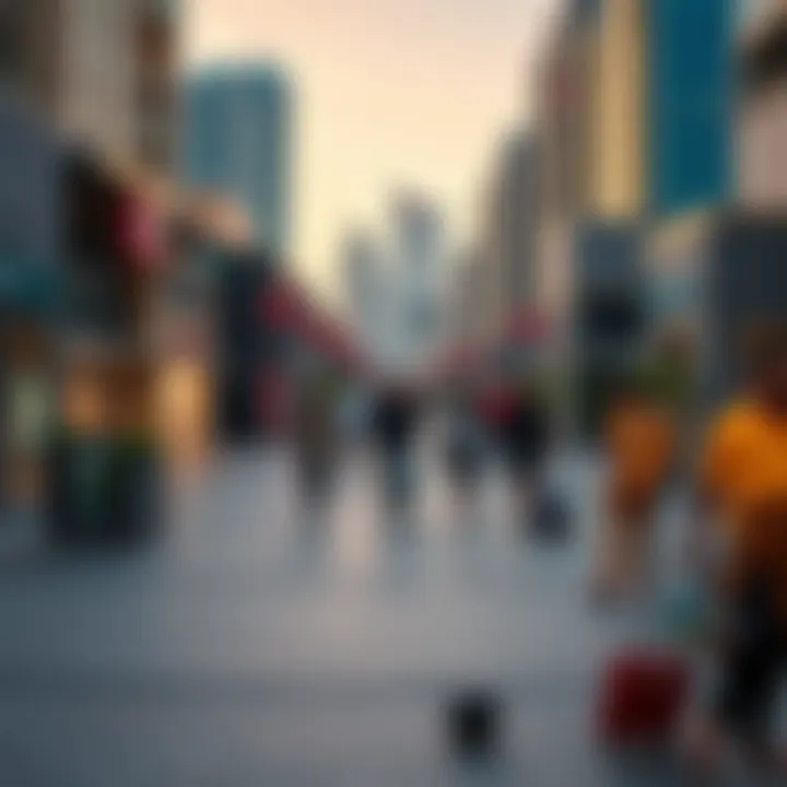 Vibrant community life in Business Bay