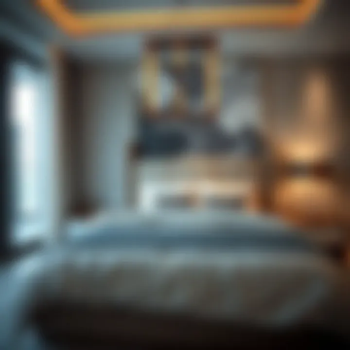 Modern bed space arrangement in Al Khail Gate