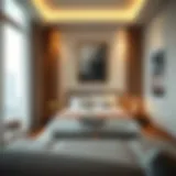 Cozy bed space with modern decor in Karama