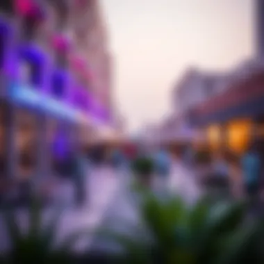 Vibrant community area in Al Khail Gate Phase 1