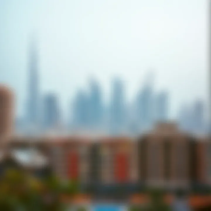 Dubai Skyline Featuring Binghatti Al Jaddaf Breathtaking skyline of Dubai with Binghatti Al Jaddaf in the foreground