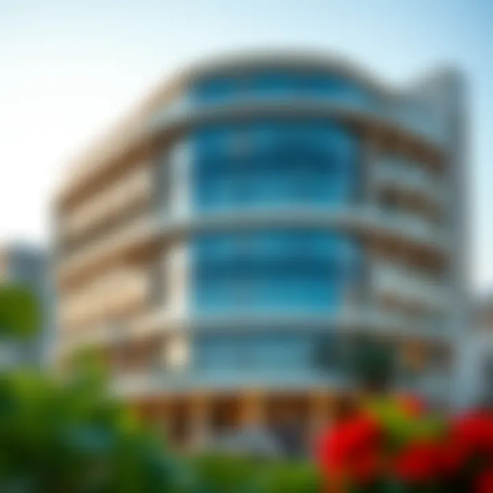 Architectural Elegance of Binghatti Residence Stunning architectural facade of Binghatti Residence DSO