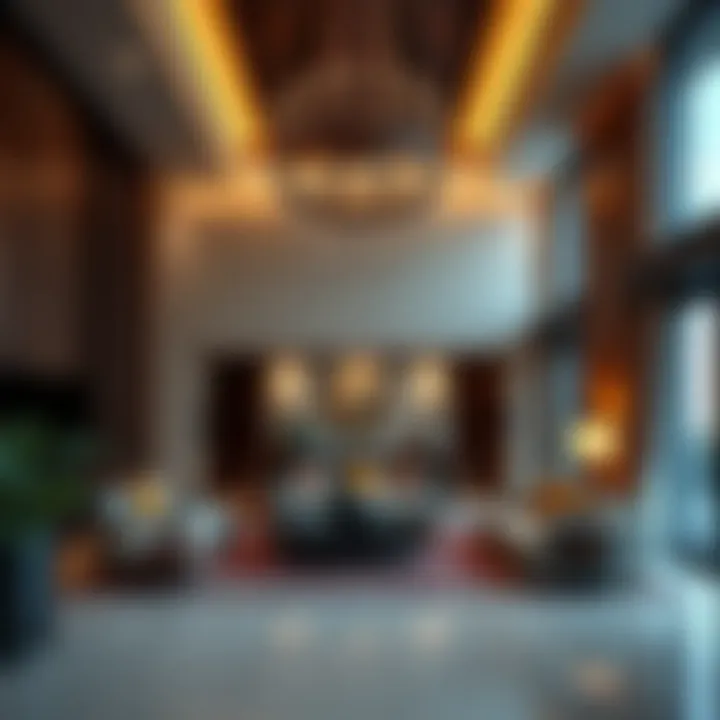 Exquisite Interior Spaces of Choithram Sobha Hartland Luxurious interior of a residence in Choithram Sobha Hartland