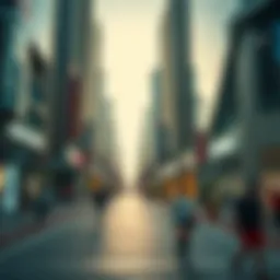 Vibrant streets of City Walk showcasing urban lifestyle and fitness culture