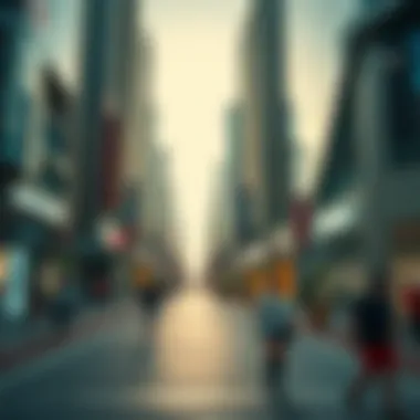 Urban Dynamics of City Walk Vibrant streets of City Walk showcasing urban lifestyle and fitness culture