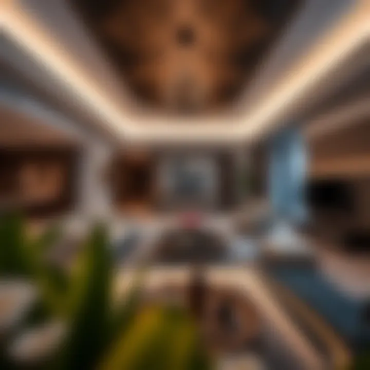 Luxury apartments interior in Dubai South Residence