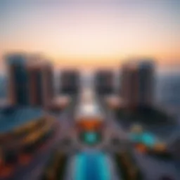 Panoramic view of Dubai South Residence showcasing modern architecture