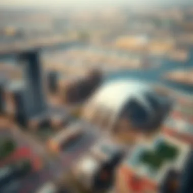 Aerial View of TECOM Aerial view of TECOM highlighting its strategic location