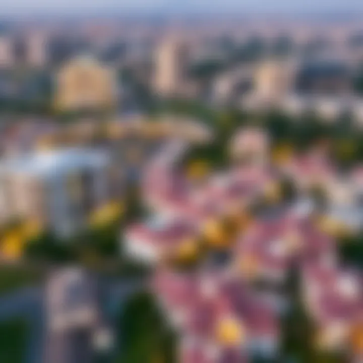 Neighborhood Surrounding Elysium 1 Residence Panoramic view of the vibrant neighborhood surrounding Elysium 1 Residence