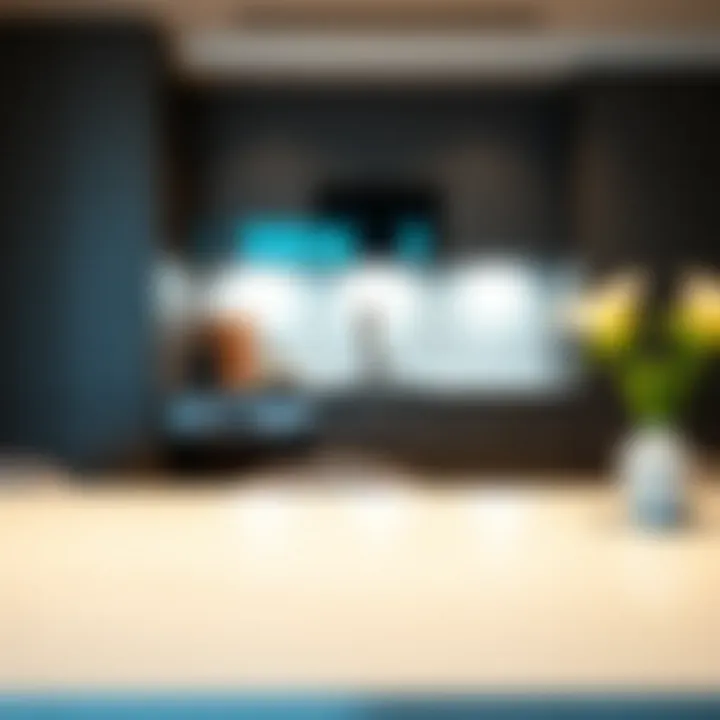 Modern Kitchen in ELZ Residence Modern kitchen with high-end finishes in ELZ Residence