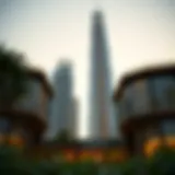 Stunning view of Escan Tower's architectural design