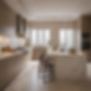 Modern Kitchen in Etihad Plaza Apartment Modern kitchen space in an Etihad Plaza apartment