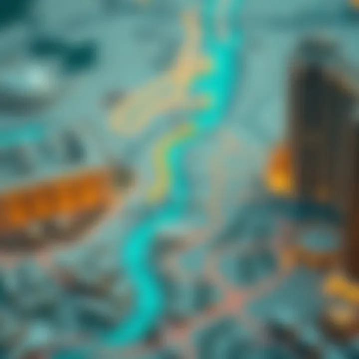 Navigating Al Quoz Map of Al Quoz highlighting key areas and facilities