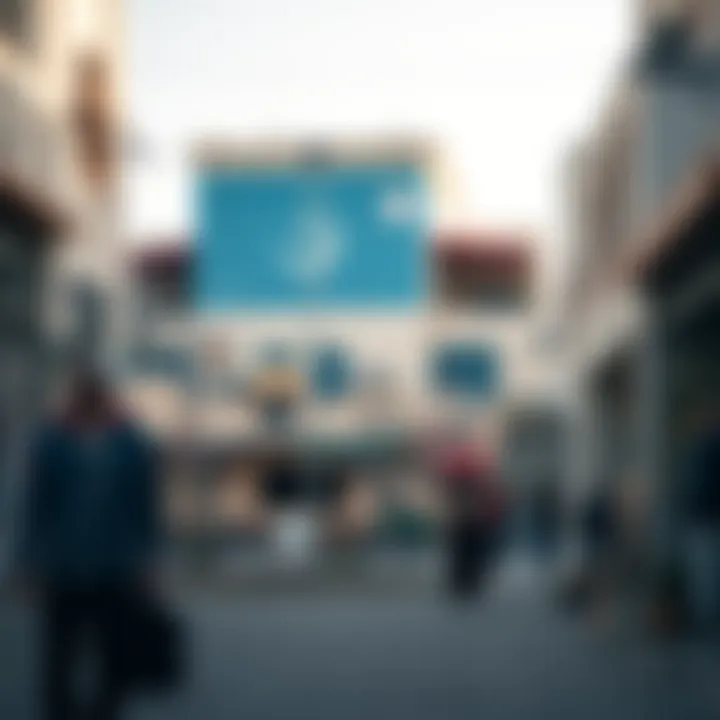 Cultural Vibe of Al Quoz Vibrant street in Al Quoz filled with art and culture