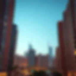 Vibrant skyline of Dubai showcasing apartment buildings