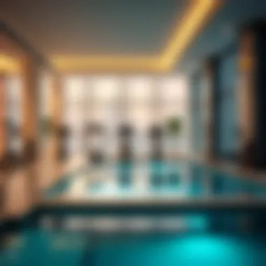 Exceptional Amenities in Abu Dhabi's Hotel Apartments Amenities of a hotel apartment including a gym and pool