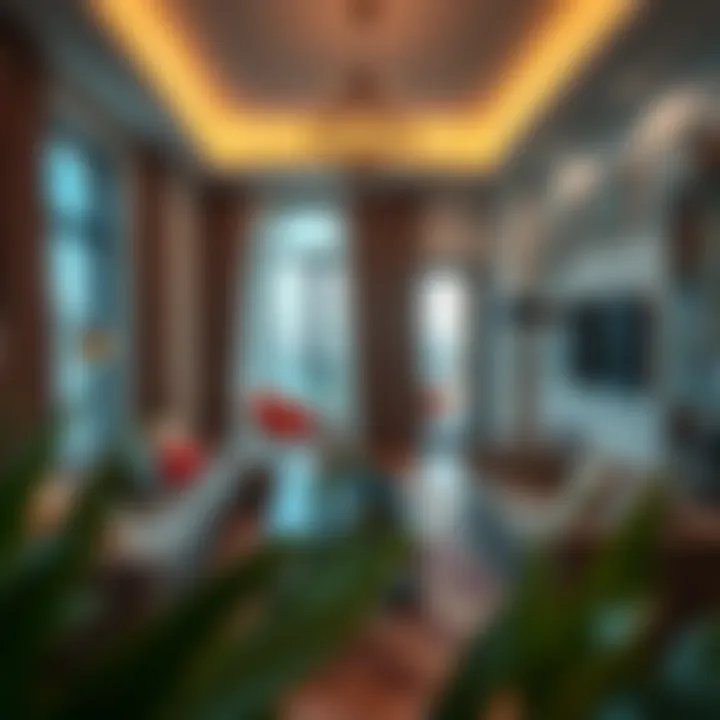 Cozy Apartment Interior in International City An inviting apartment living space in one of Dubai's International City neighborhoods