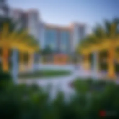 Community Park in Dubai's International City A vibrant community park in International City offering recreational amenities