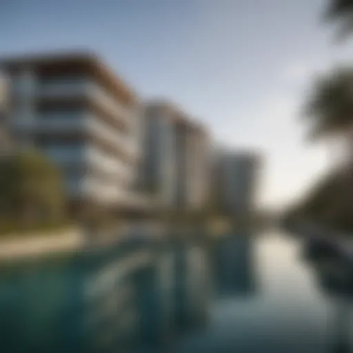 Stunning architectural design of Lagoon Views by Damac