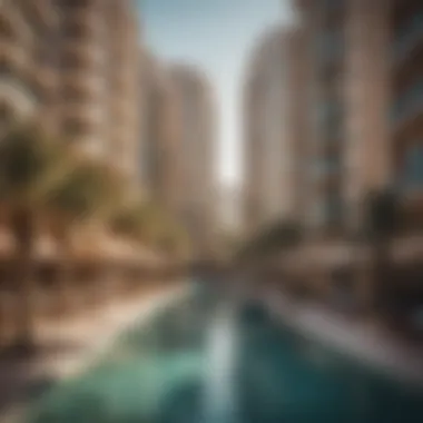 Vibrant beachfront community at JBR Shams