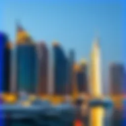 Breathtaking view of Marina Residence's skyline