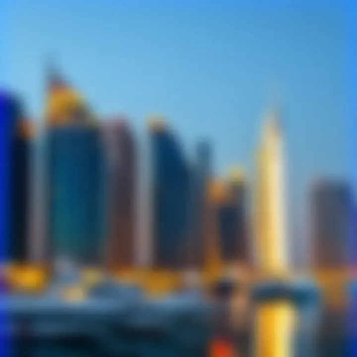 Breathtaking view of Marina Residence's skyline