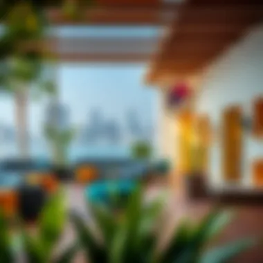 Vibrant Community Space at Marina Suites Vibrant community space in Marina Suites