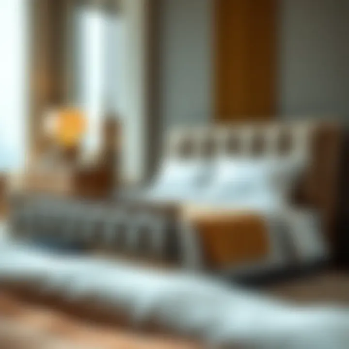 Quality Used Single Bed Showcase A close-up view of a quality used single bed, emphasizing its design and condition.