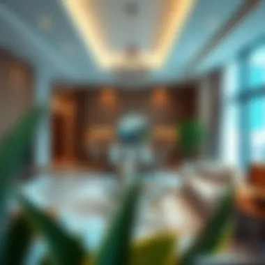 Luxurious interior design of a Nakheel apartment showcasing contemporary living