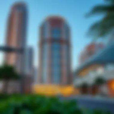 Stunning view of Nasmah Tower's architectural façade