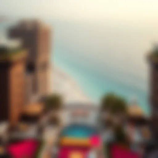 Breathtaking beachfront view of Nikki Beach Aldar