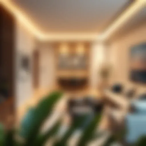 Modern Living in One-Bedroom Apartments Stylish one-bedroom apartment interior showcasing modern design