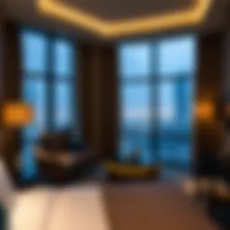 Luxurious hotel room in Dubai