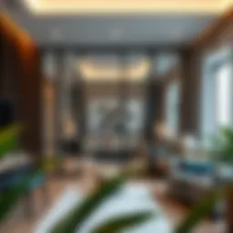 Stylish partition room design in Discovery Garden