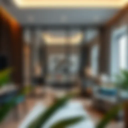 Stylish partition room design in Discovery Garden