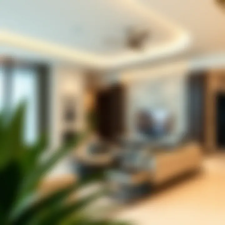 Elegant Living Space in Satwa Villa Elegant living space in a Satwa villa showcasing modern design