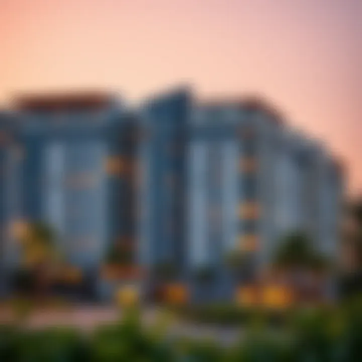 Contemporary Living Spaces Adjacent to Jebel Ali Modern apartment complex near Jebel Ali Free Zone