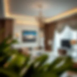 Luxurious apartment living room in Barsha